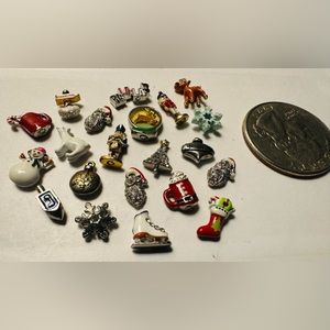 Winter Holiday Charm Set